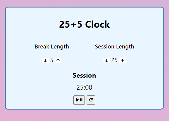 25+5 Clock